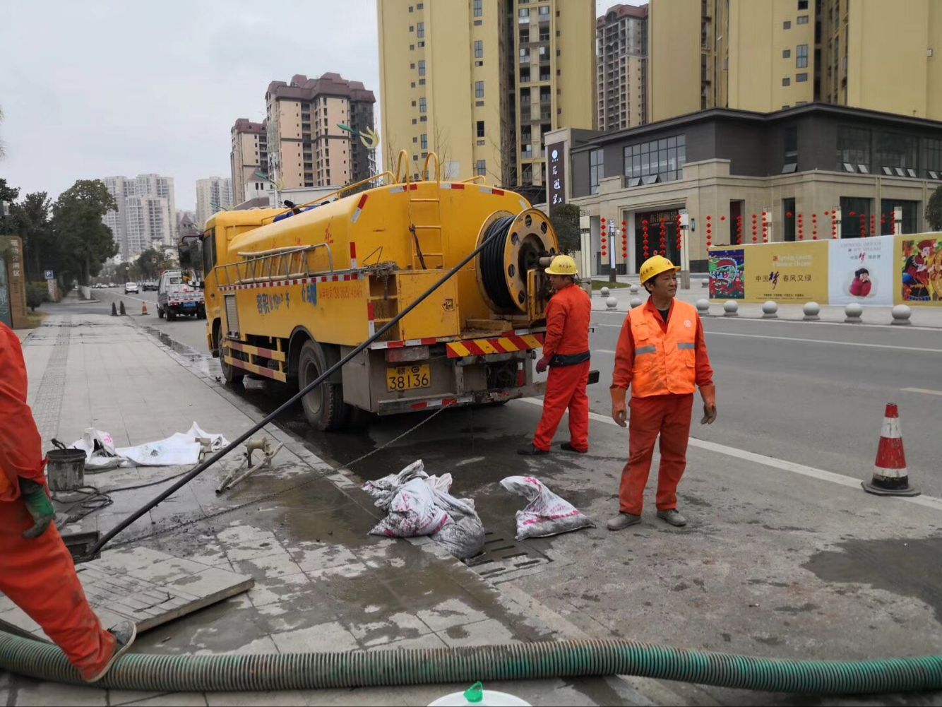 武汉排污管道清淤-管道清洗
